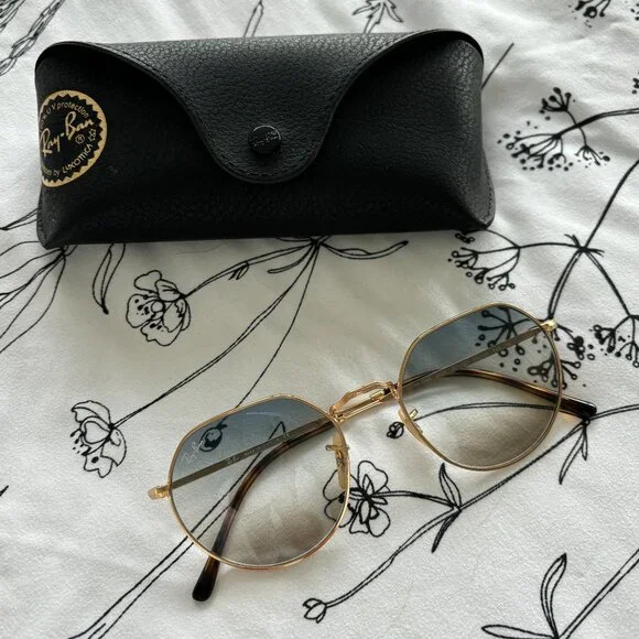 Ray-Ban | Accessories | Ray Ban Sunglasses Hexagonal Blue 